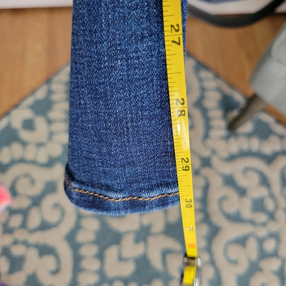 Levi's 314 Shaping Straight blue Jeans denim size 28 women’s preloved - Picture 5 of 5